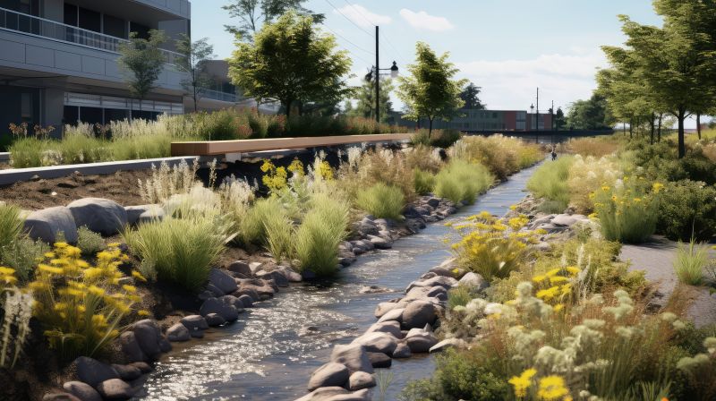 Landscape Drainage Features